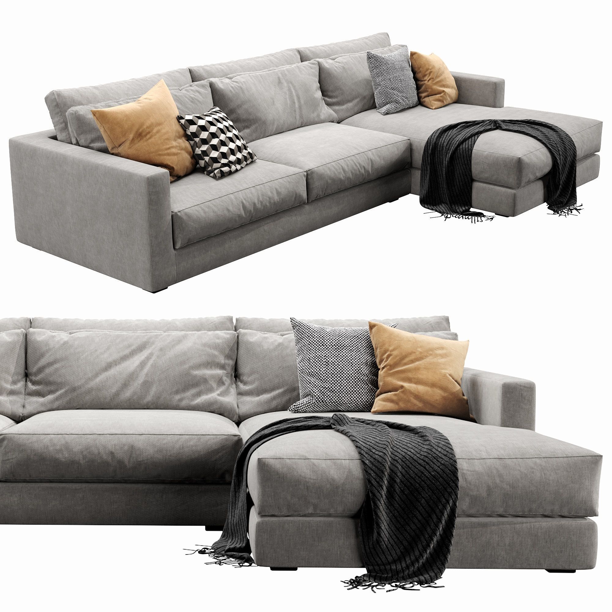 Linteloo mauro chaise lounge 3D model_4