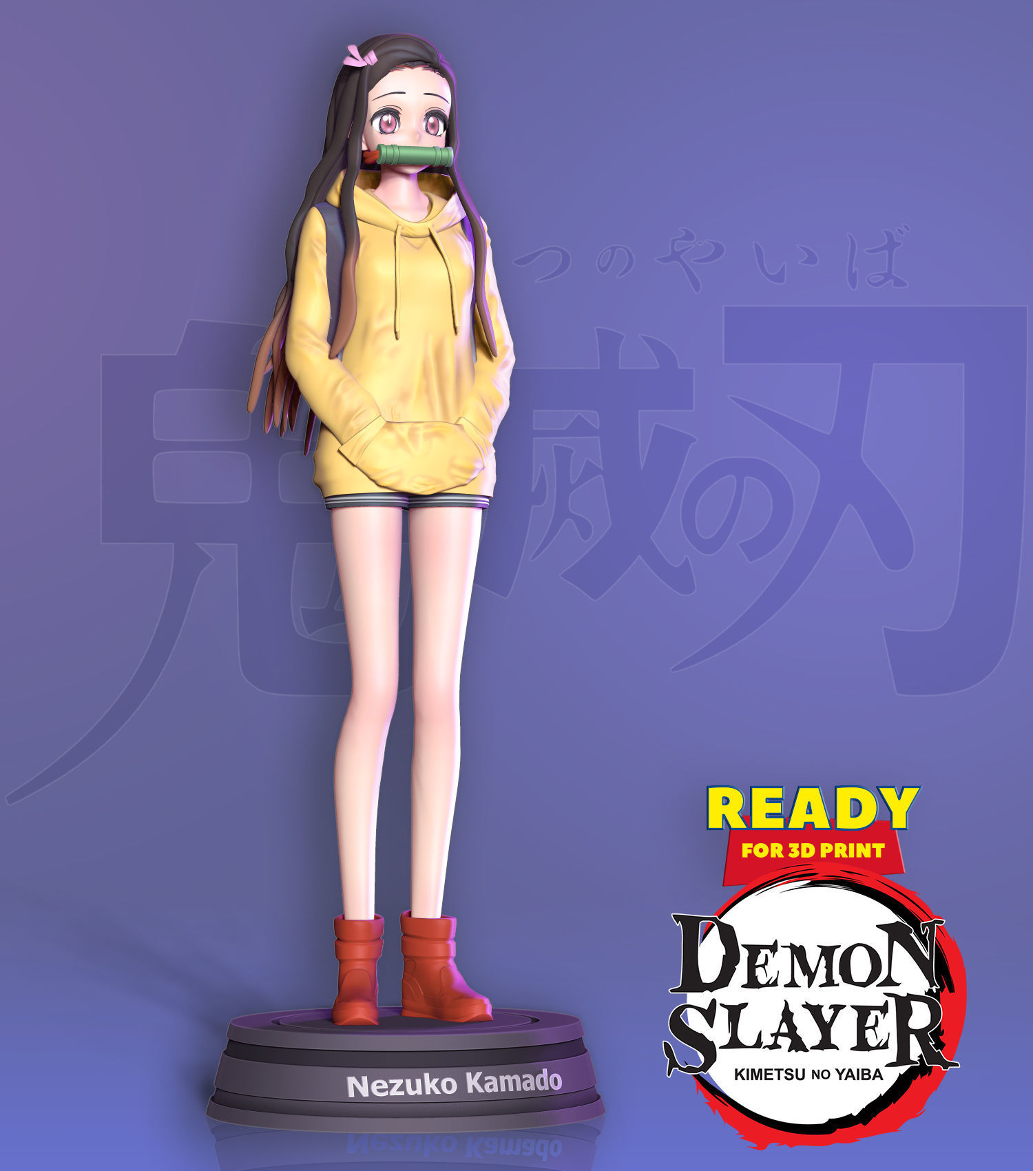 Nezuko Kamado - Demon Slayer Fanart 3D print model_7