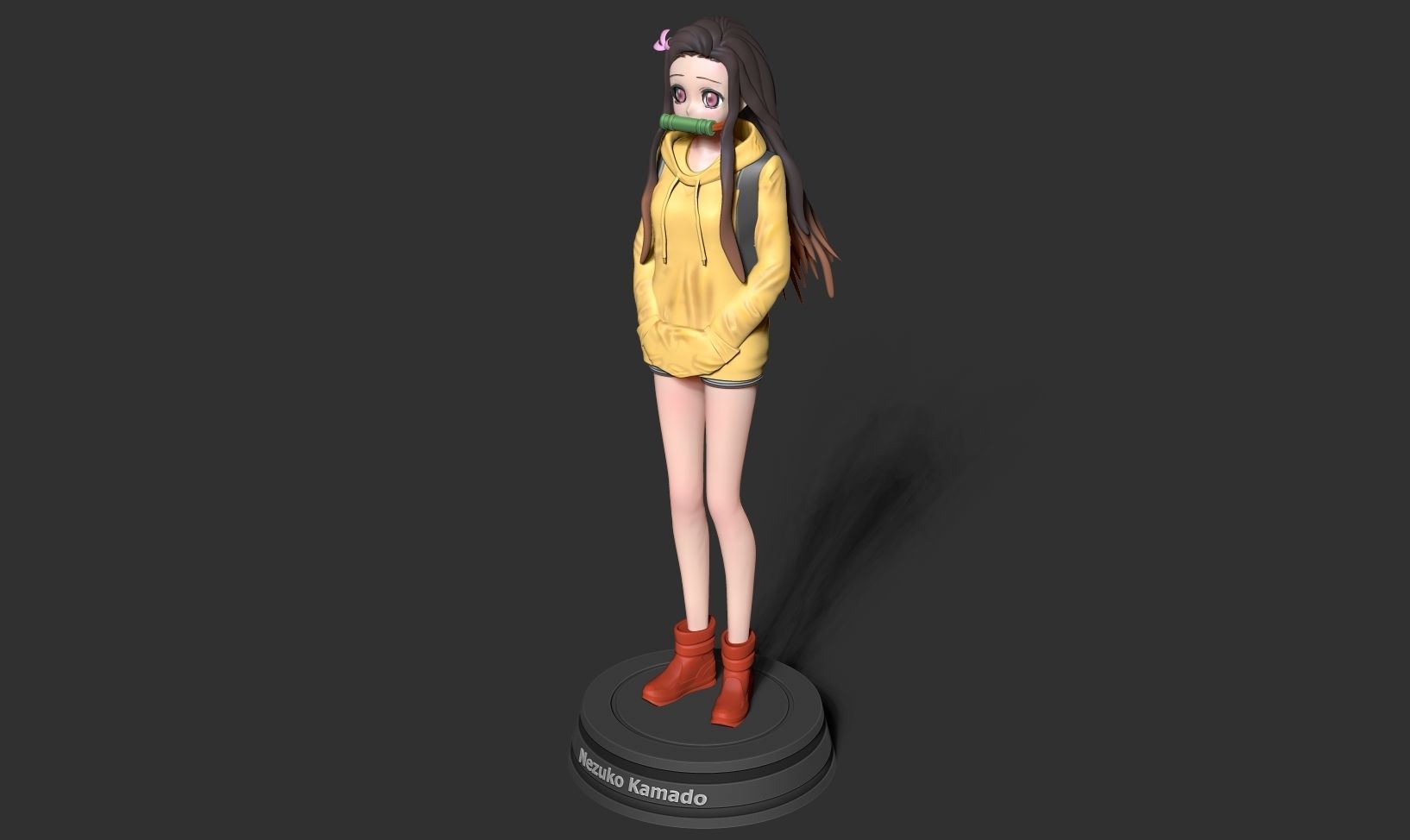 Nezuko Kamado - Demon Slayer Fanart 3D print model_17