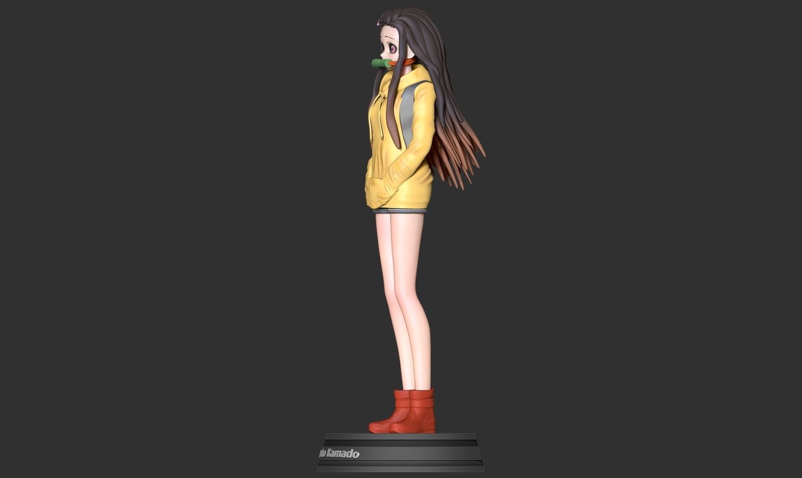 Nezuko Kamado - Demon Slayer Fanart 3D print model_11