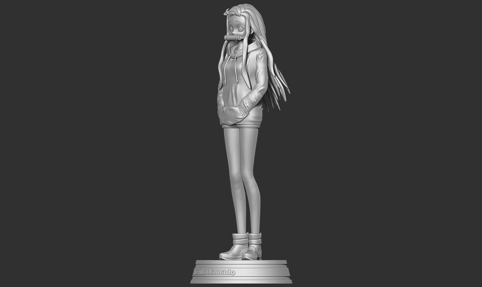 Nezuko Kamado - Demon Slayer Fanart 3D print model_12