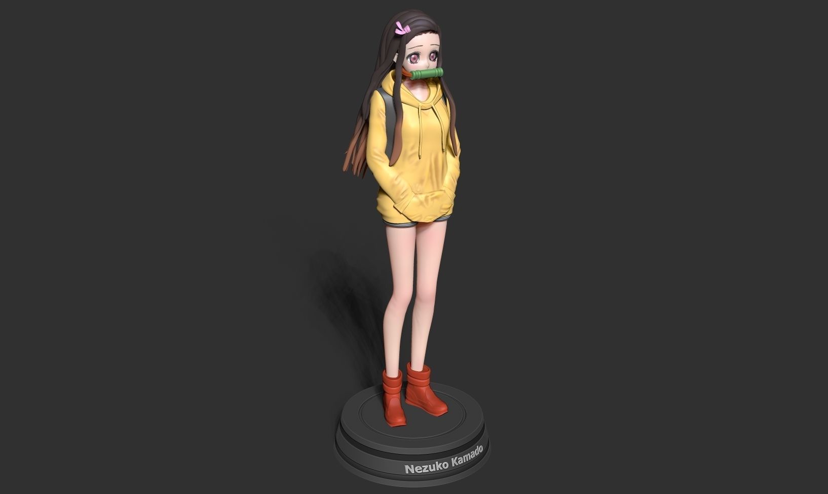 Nezuko Kamado - Demon Slayer Fanart 3D print model_15