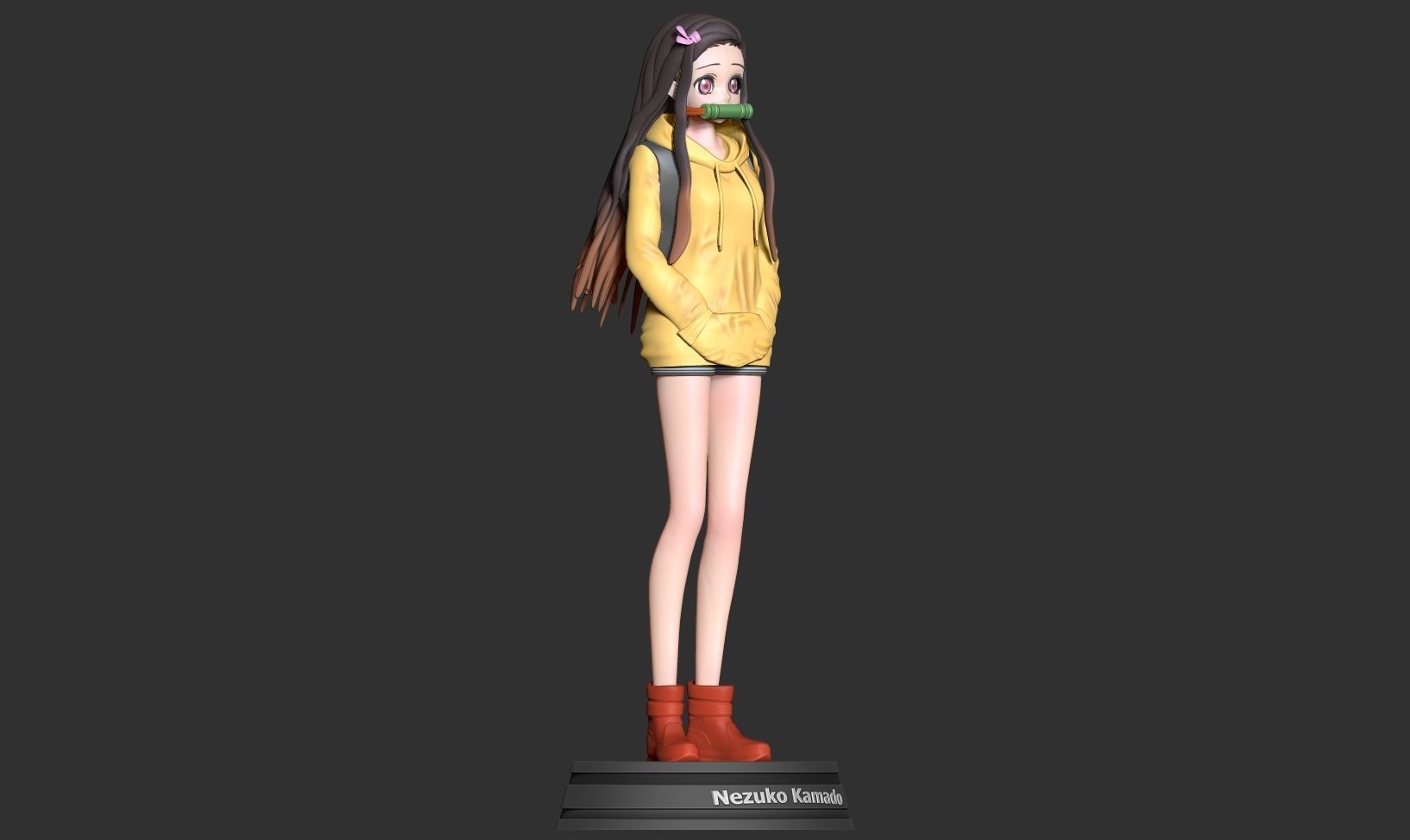 Nezuko Kamado - Demon Slayer Fanart 3D print model_13