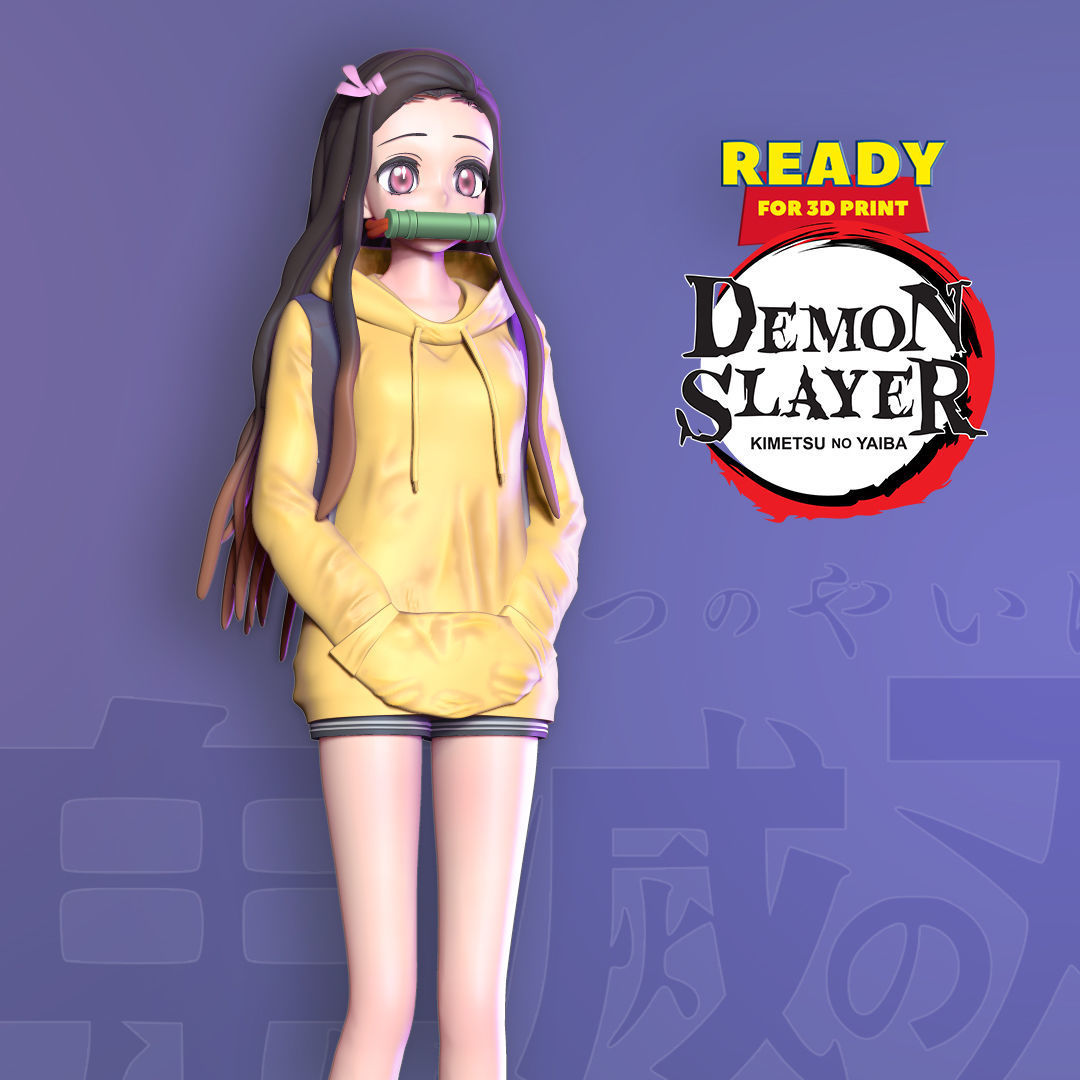 Nezuko Kamado - Demon Slayer Fanart 3D print model_21