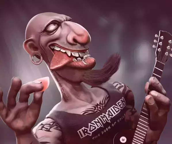 Rocker guy 3D model