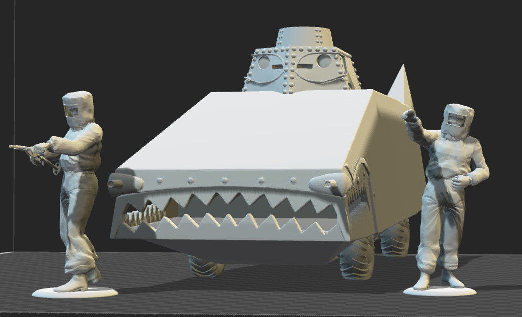 007 James Bond DR NO DRAGON and 2 Toy Soldiers 3D print model_1