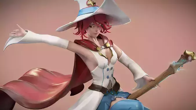 Little witch 3D model