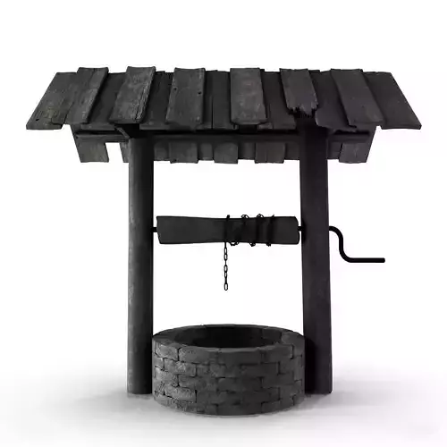 Old Country Well 3D model