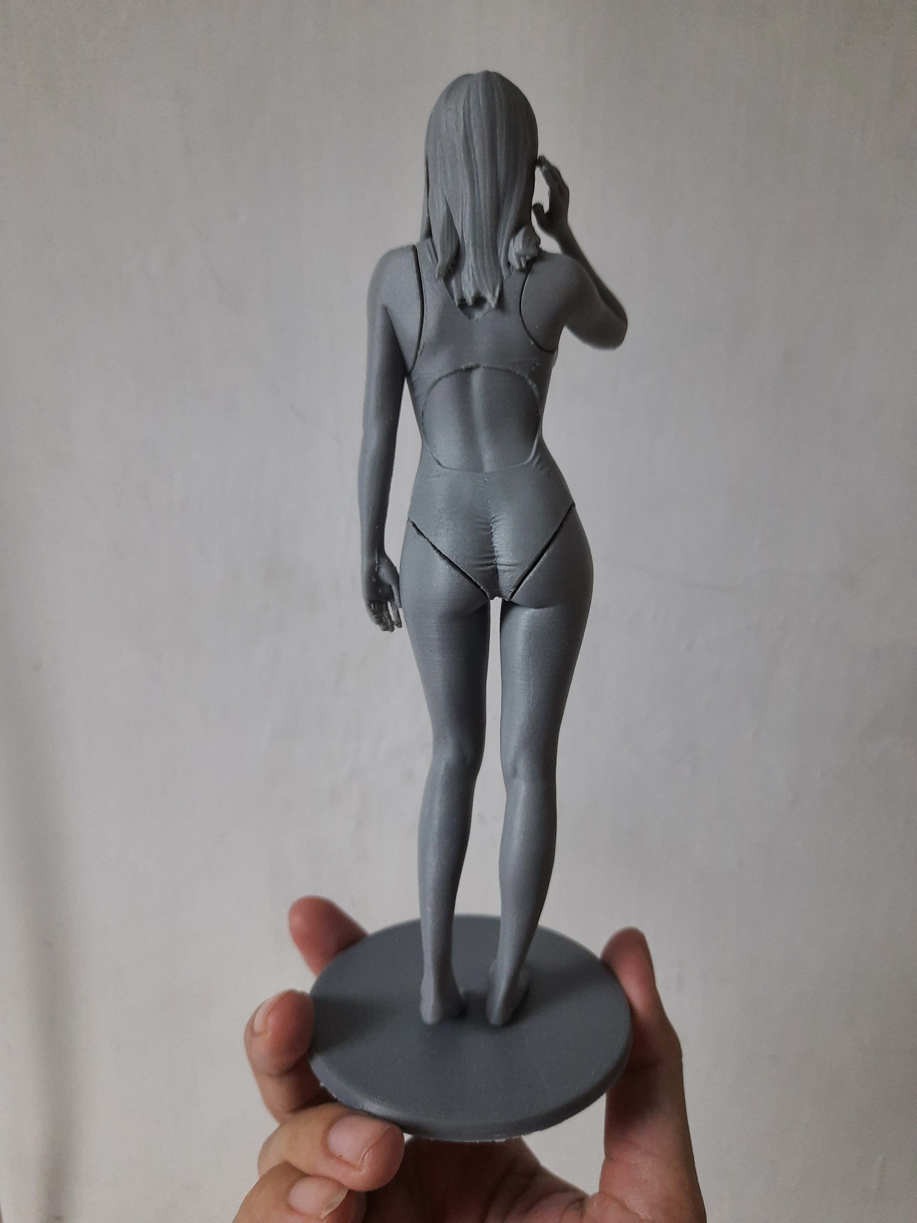 Swimsuit Girl 3D print model_9