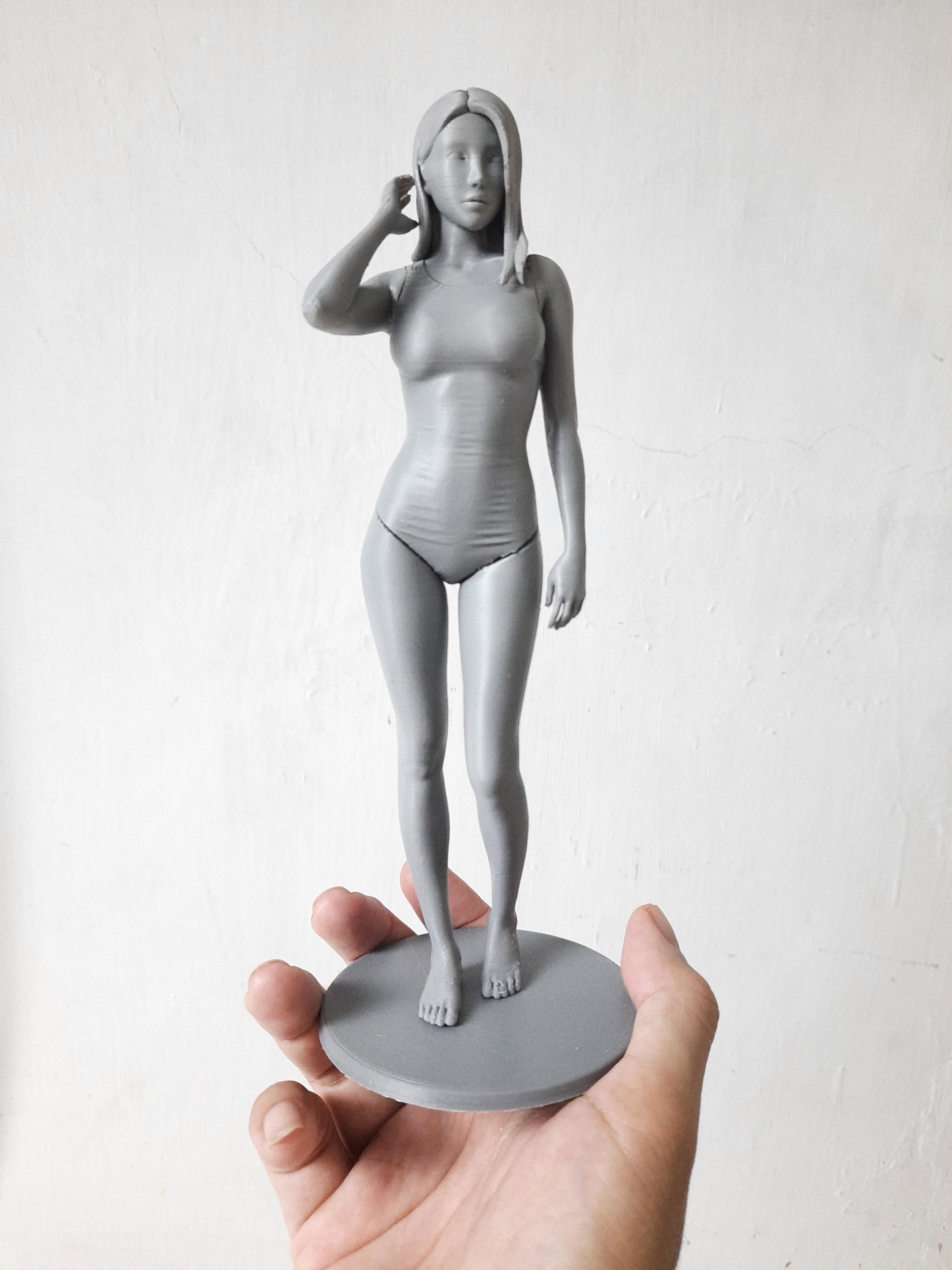 Swimsuit Girl 3D print model_8