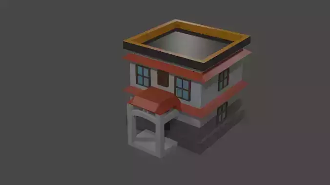 house with roof