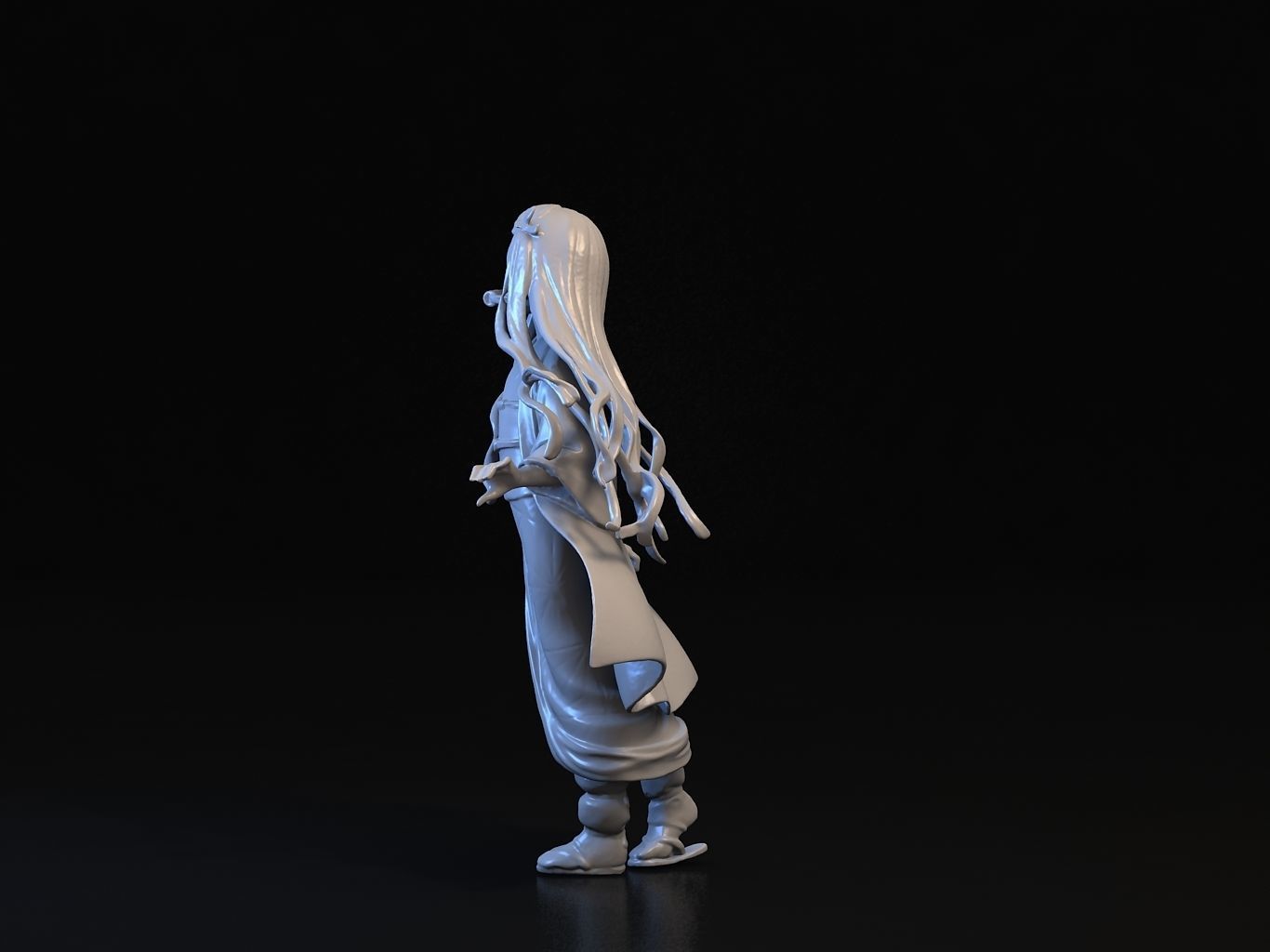 NEZUKO 3D person phantom of abyss 3D model_19