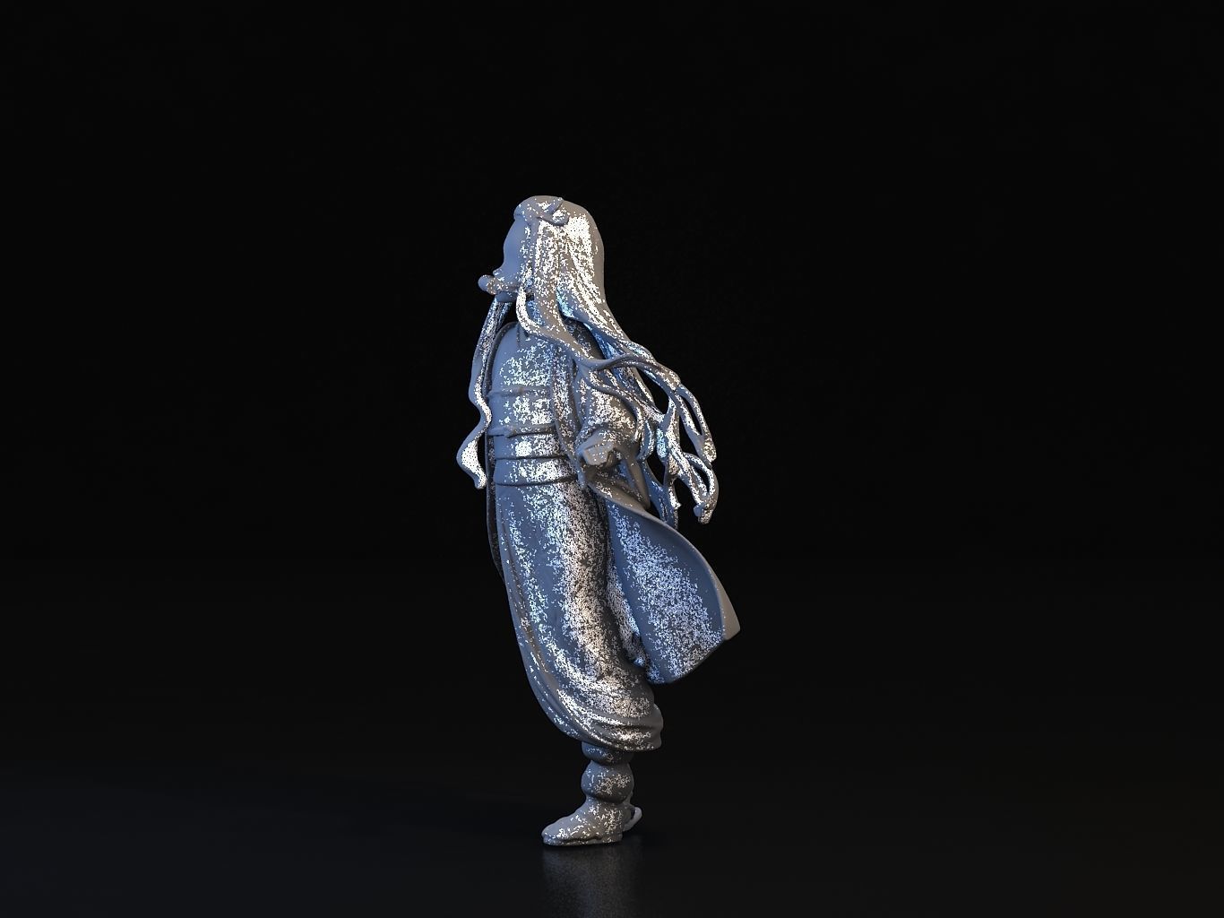 NEZUKO 3D person phantom of abyss 3D model_29