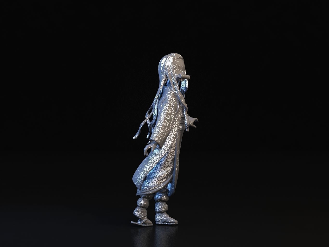 NEZUKO 3D person phantom of abyss 3D model_24