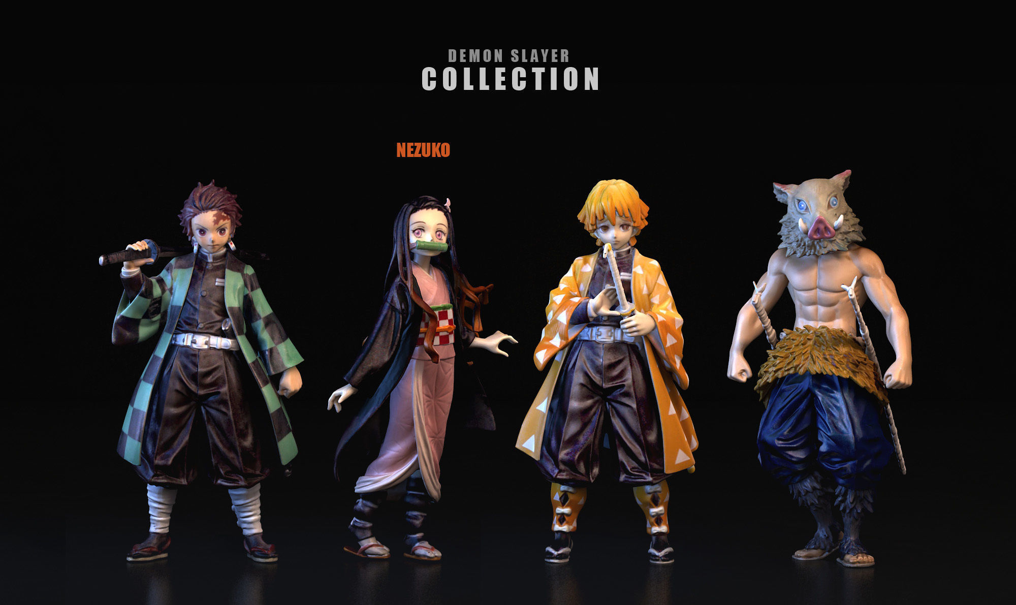 NEZUKO 3D person phantom of abyss 3D model_32