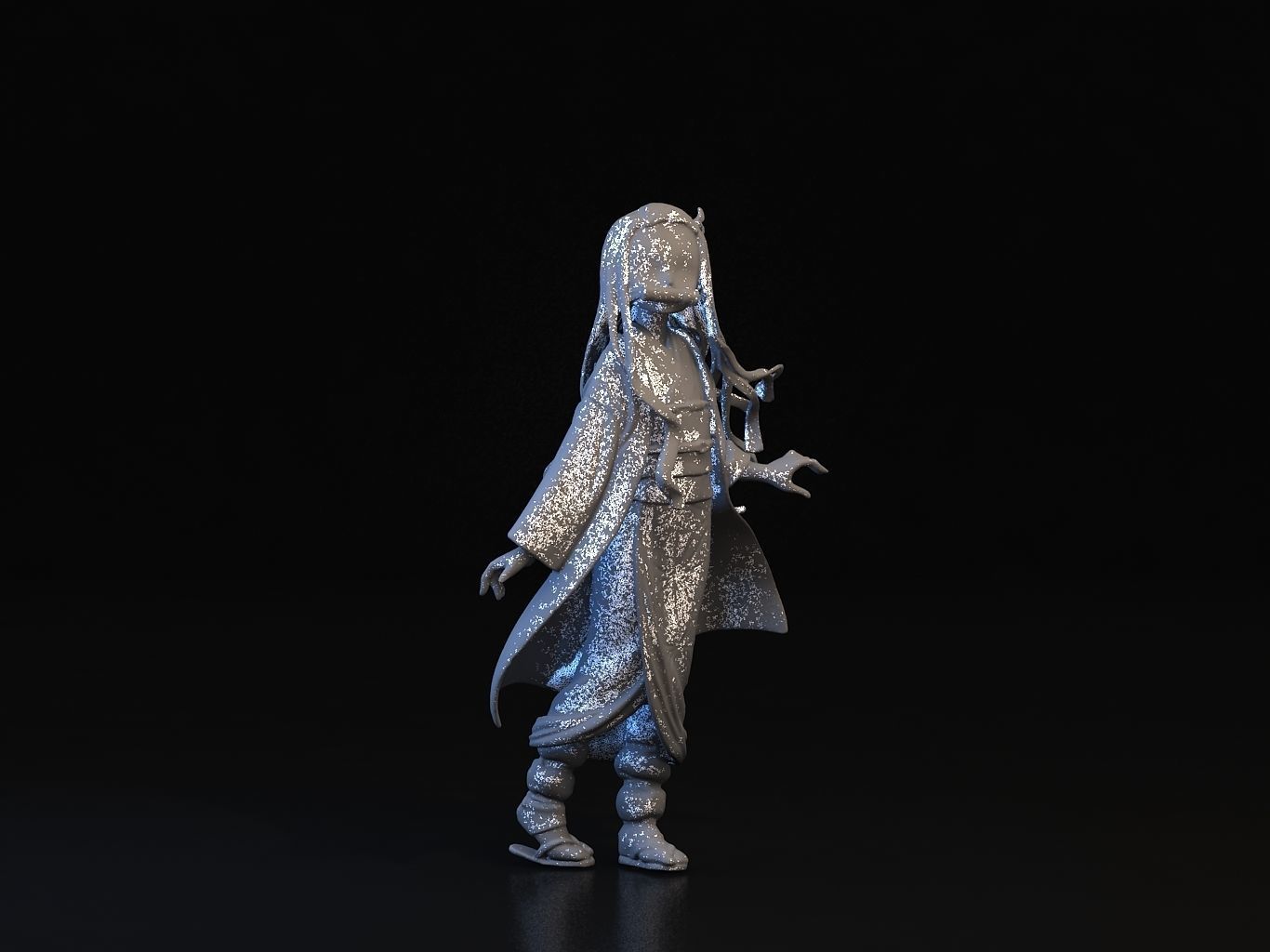 NEZUKO 3D person phantom of abyss 3D model_31