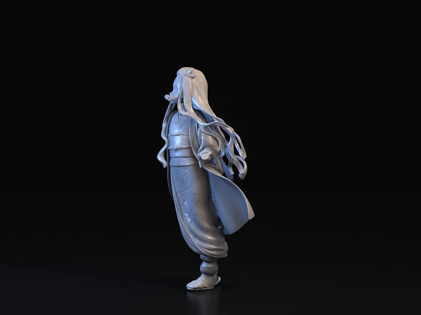 NEZUKO 3D person phantom of abyss 3D model_20