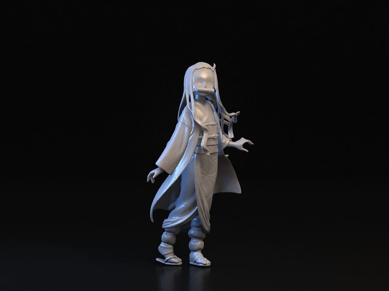 NEZUKO 3D person phantom of abyss 3D model_22