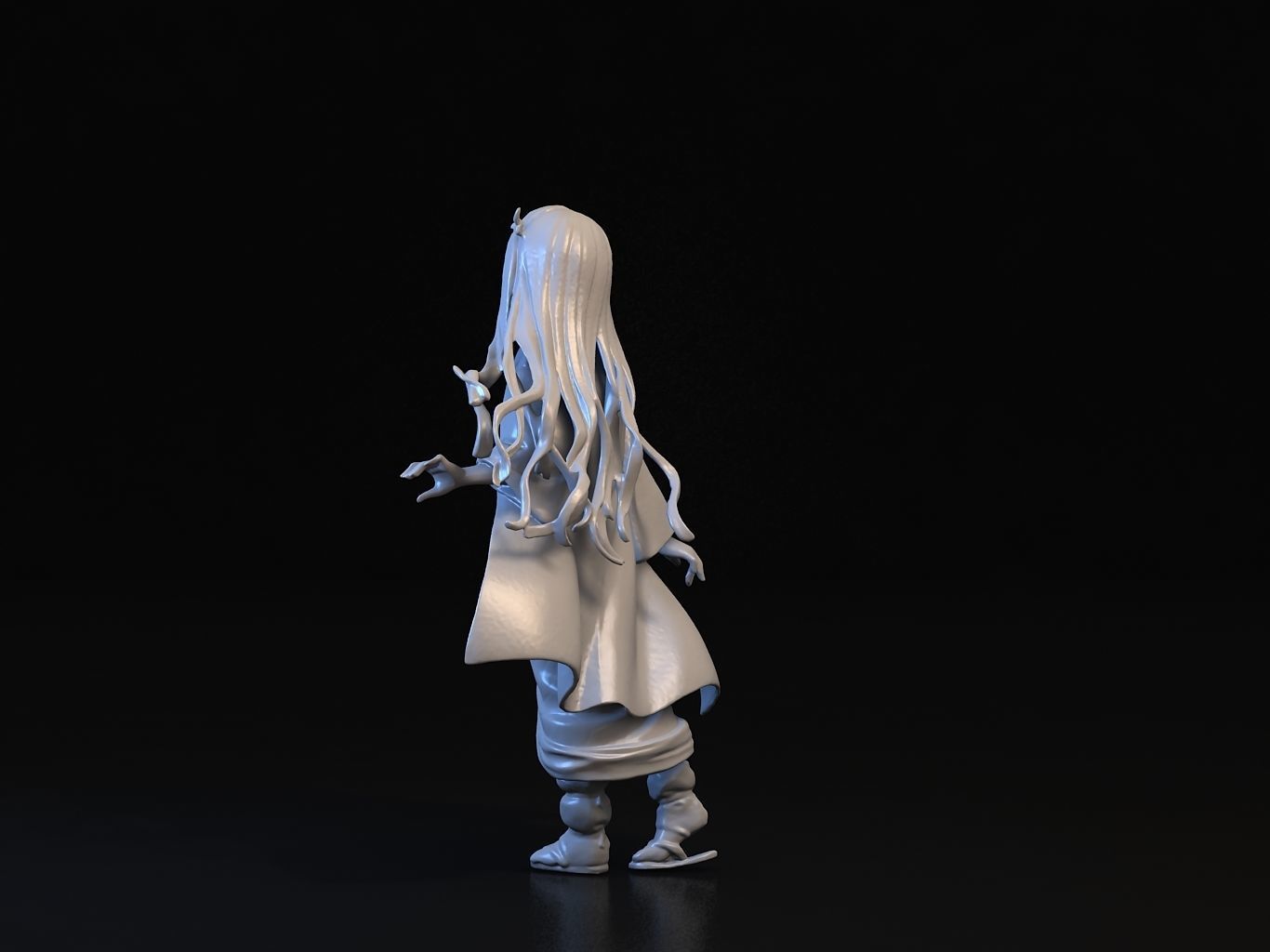 NEZUKO 3D person phantom of abyss 3D model_18