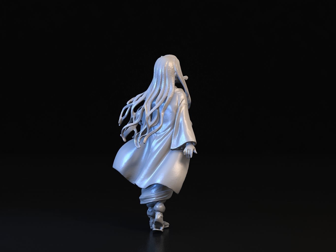 NEZUKO 3D person phantom of abyss 3D model_16