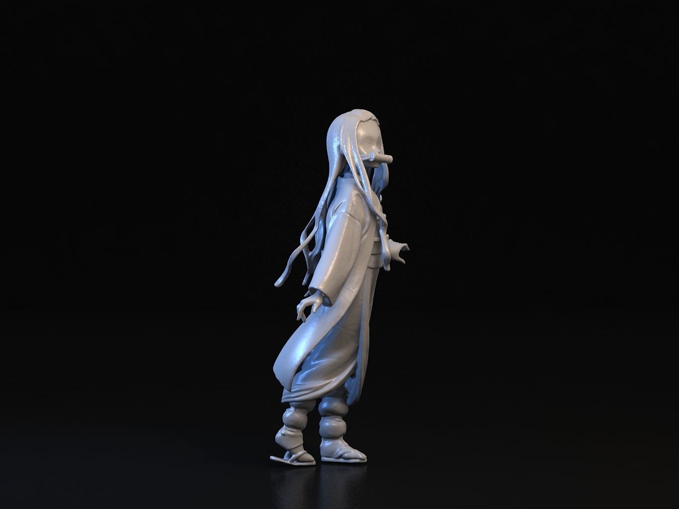 NEZUKO 3D person phantom of abyss 3D model_15