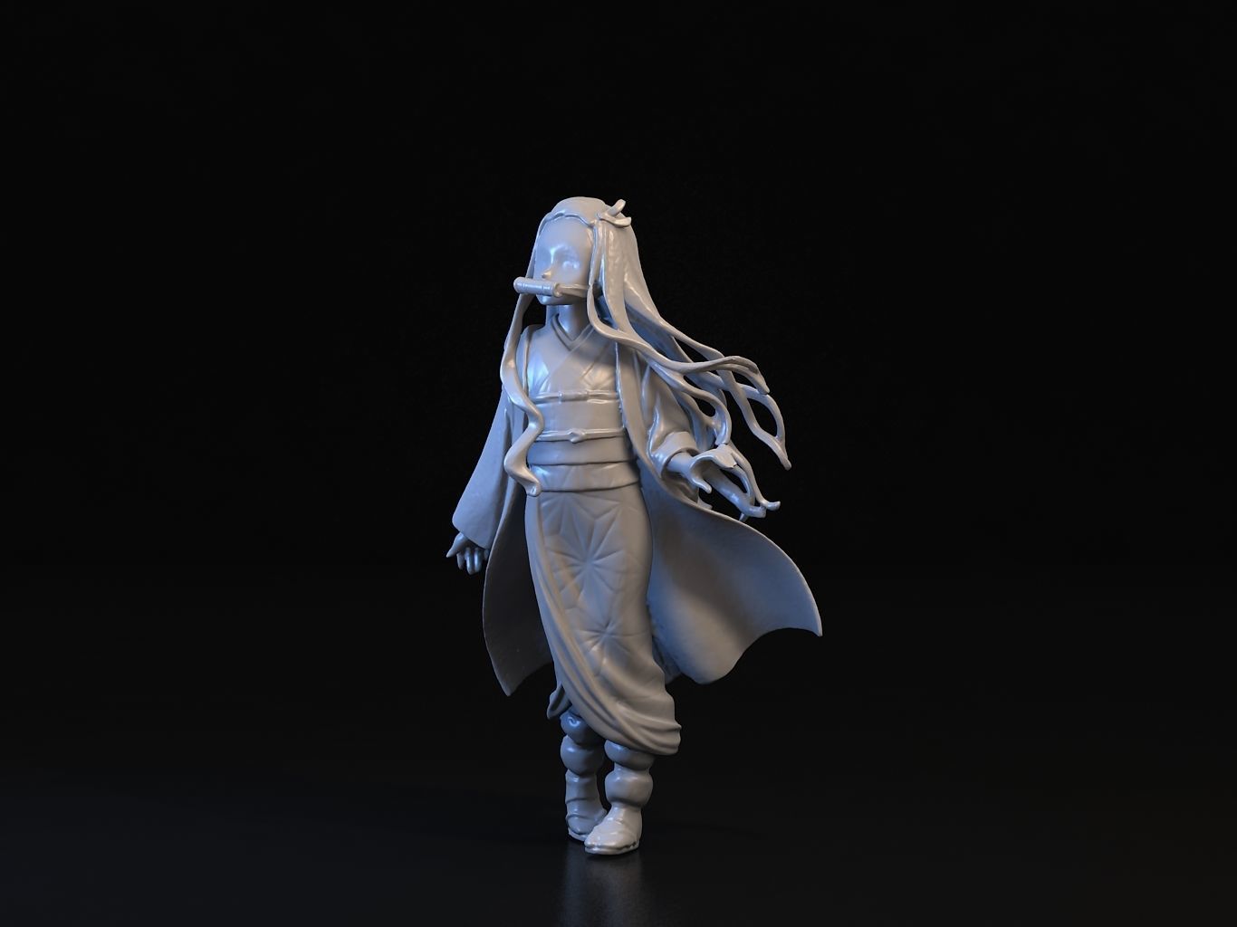 NEZUKO 3D person phantom of abyss 3D model_21