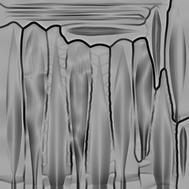 15 Leaves Atlas - 5 Species - PBR - 8K - SBSAR Low-poly 3D model_8