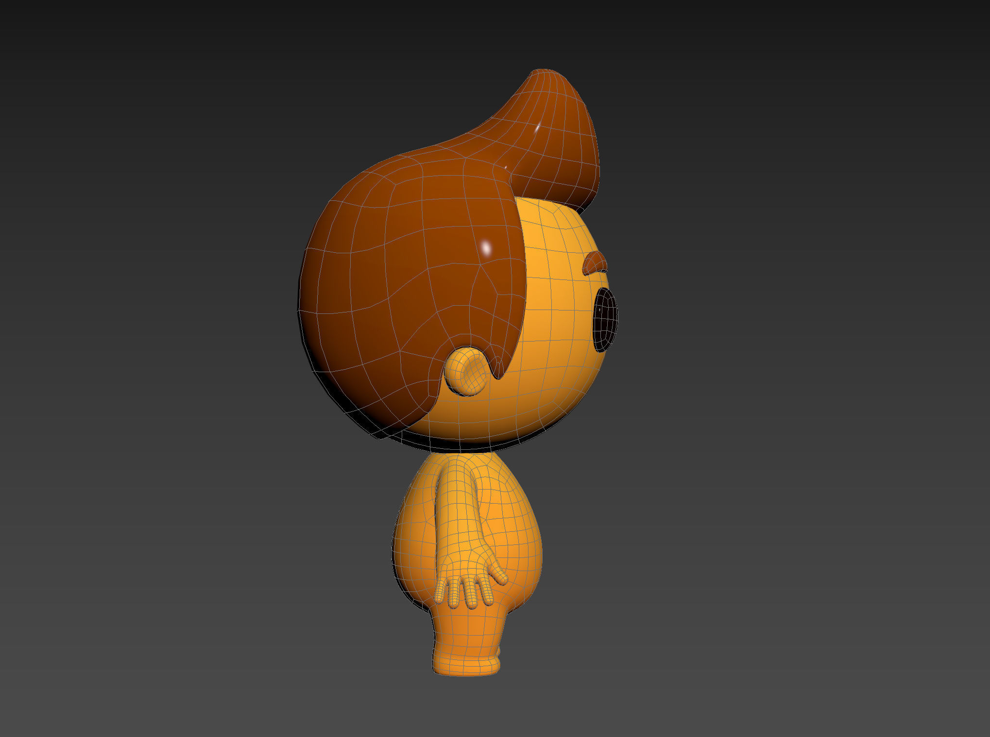 Character075 Little Man 3D model_17