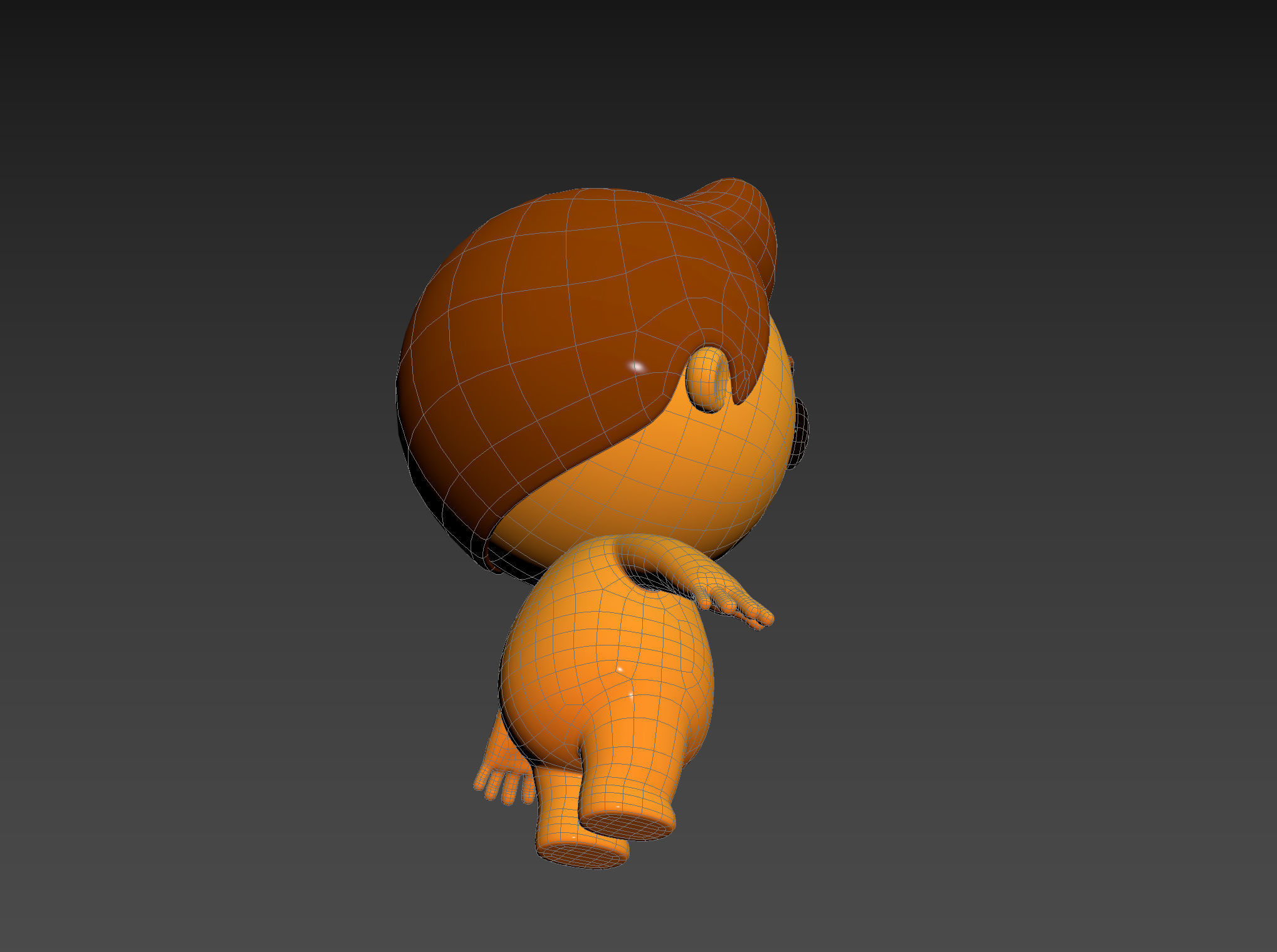 Character075 Little Man 3D model_18