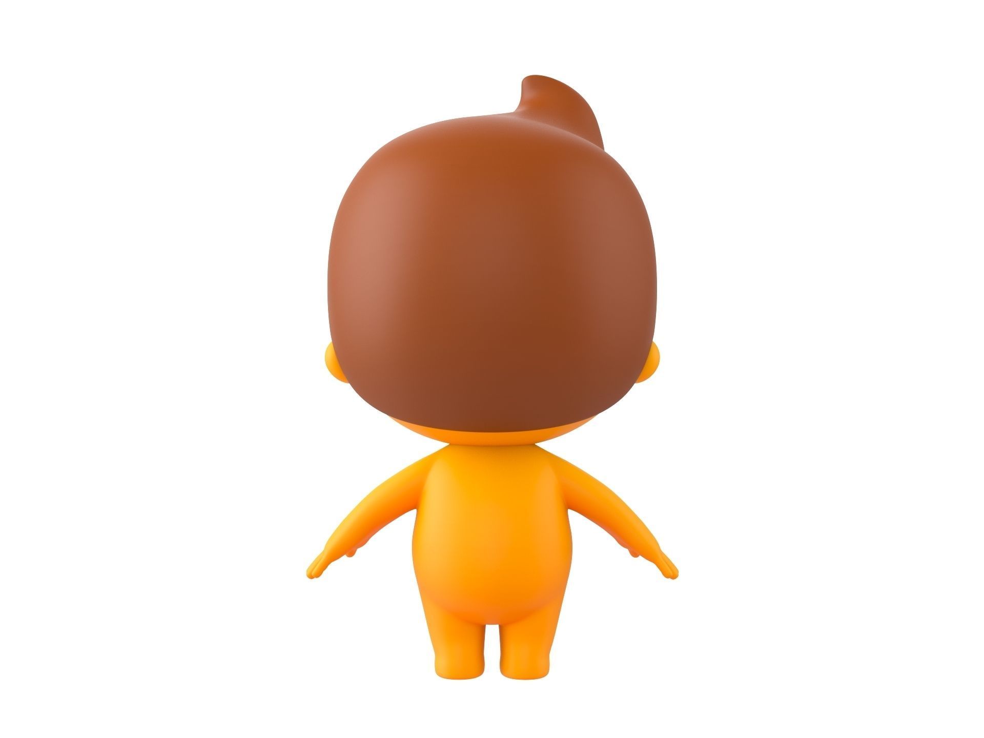 Character075 Little Man 3D model_5