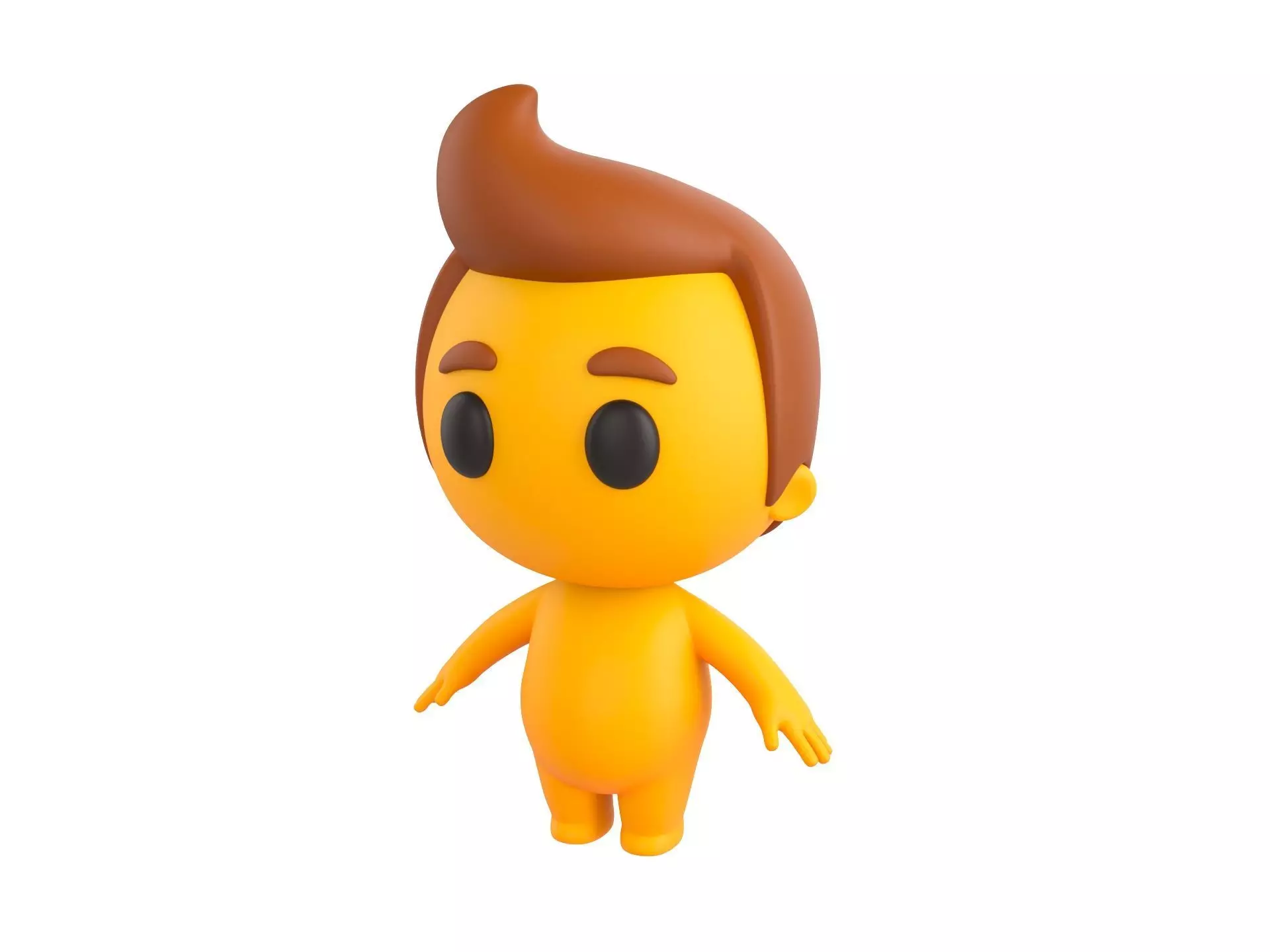 Character075 Little Man 3D model_0