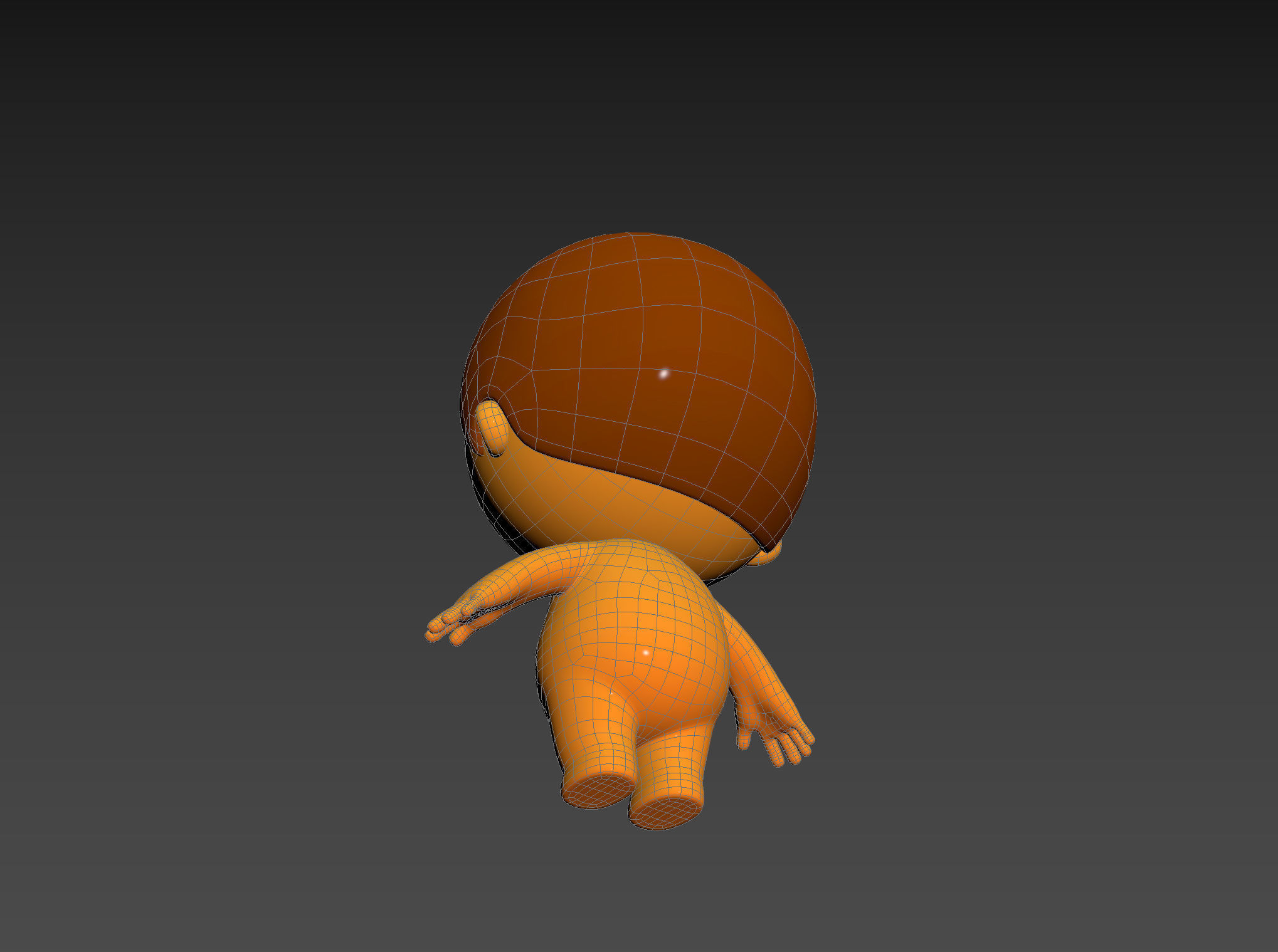 Character075 Little Man 3D model_20