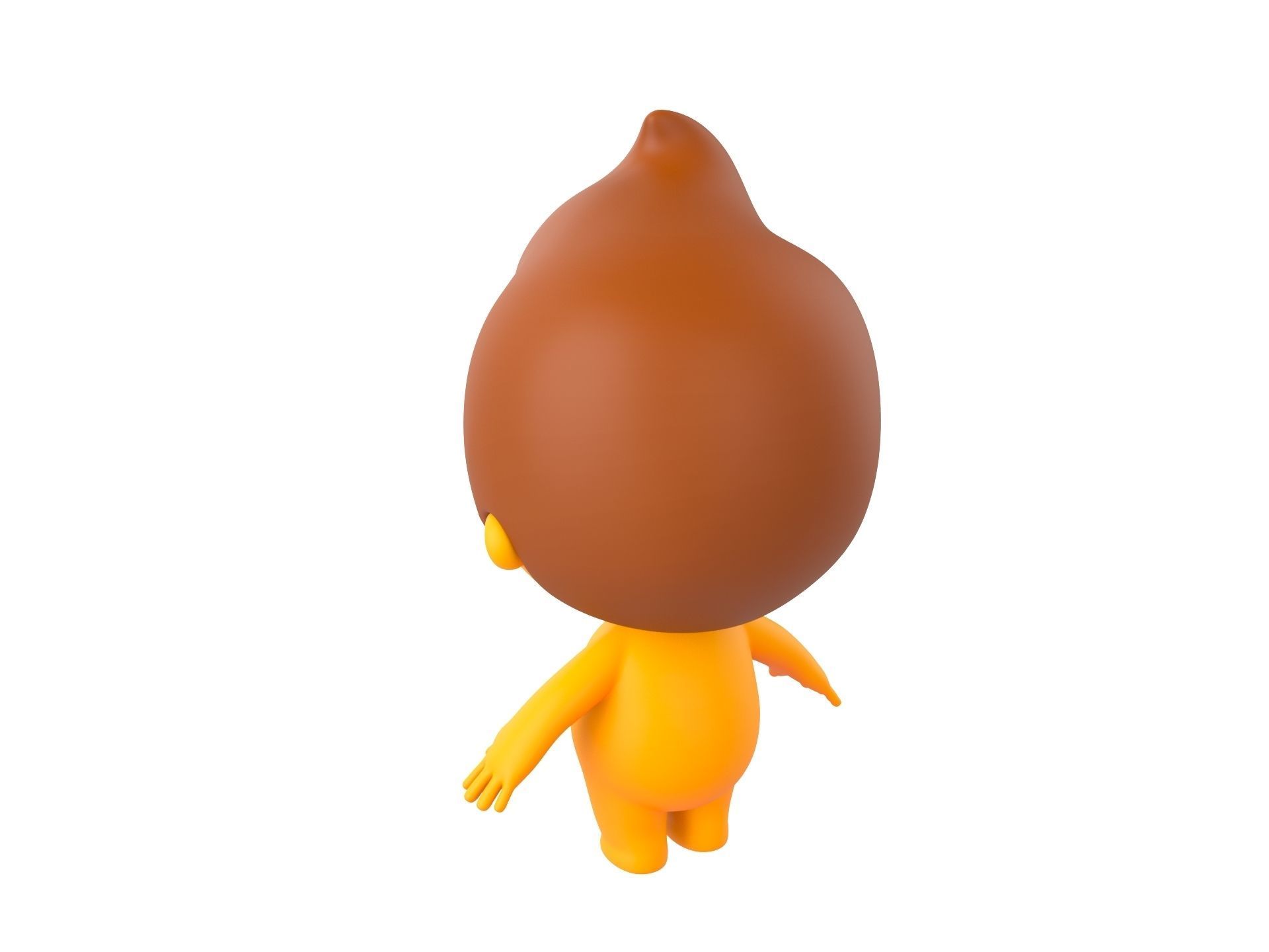 Character075 Little Man 3D model_6