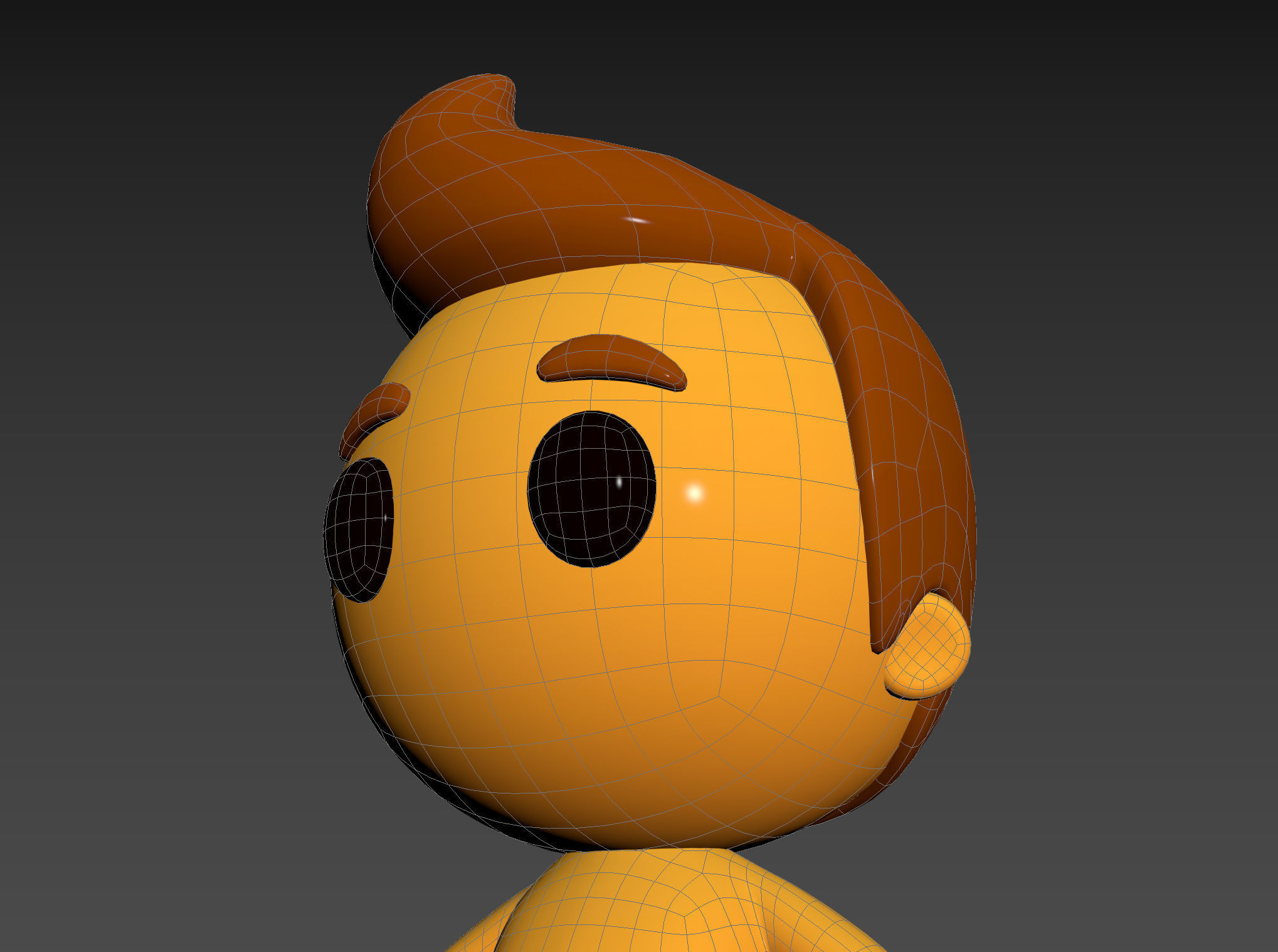 Character075 Little Man 3D model_22