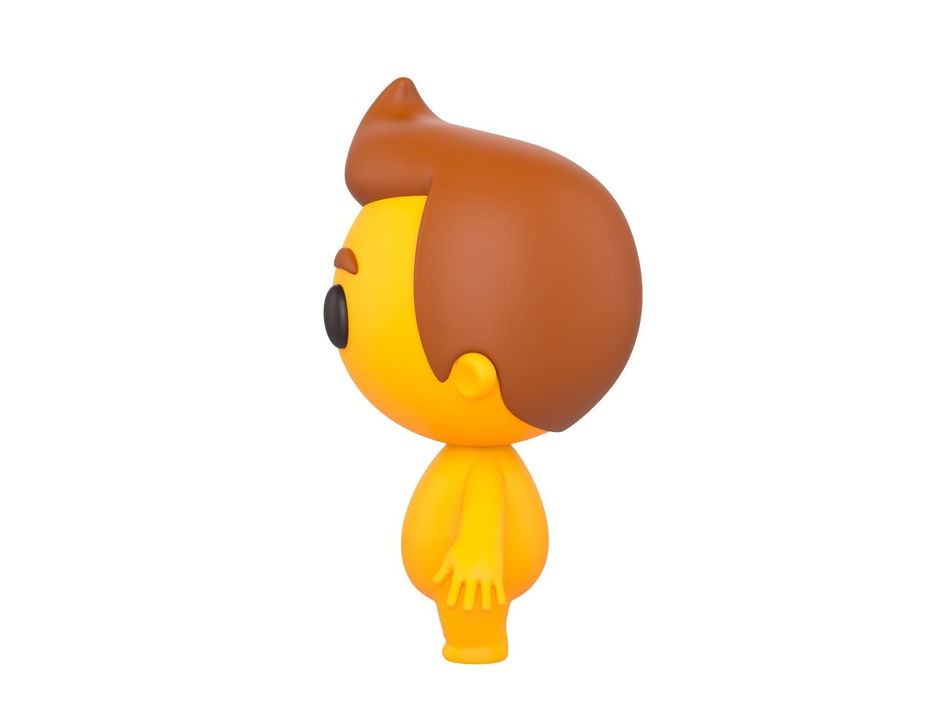 Character075 Little Man 3D model_7