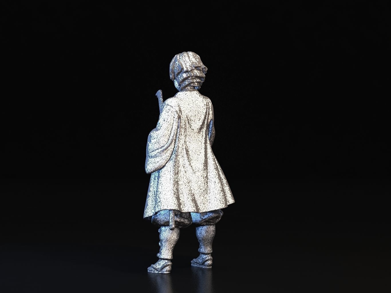 ZENITSU 3D anime figure 3D model_26