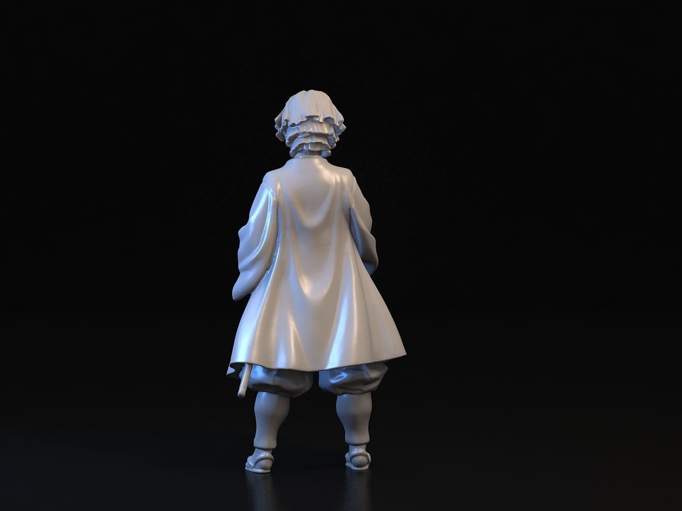 ZENITSU 3D anime figure 3D model_16