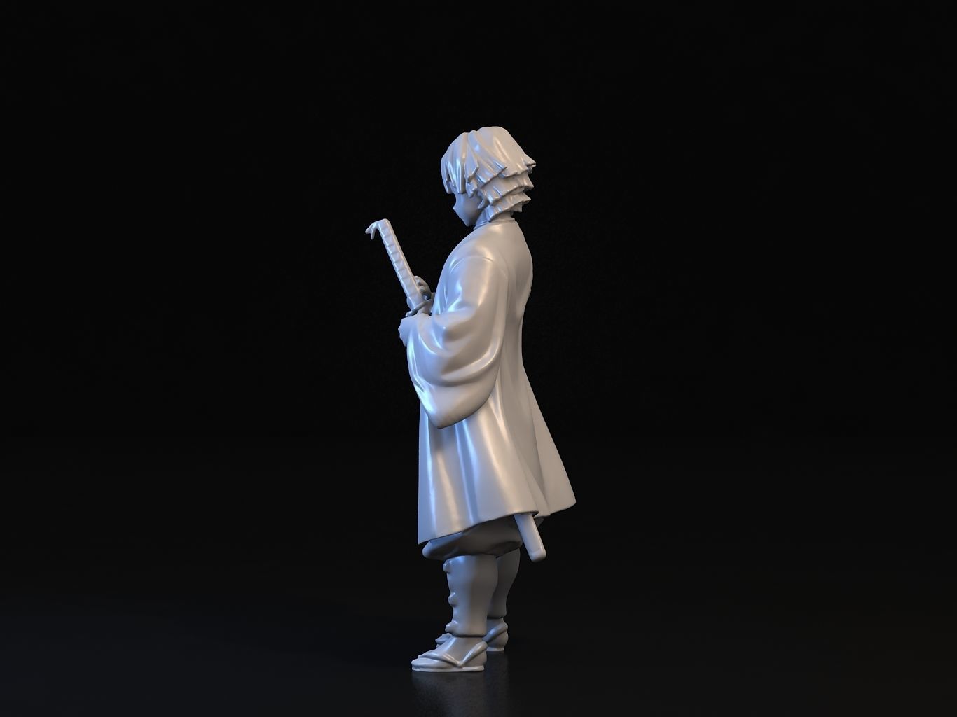 ZENITSU 3D anime figure 3D model_18