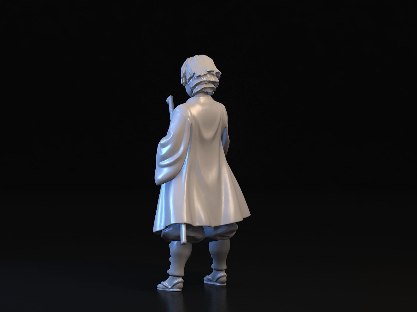 ZENITSU 3D anime figure 3D model_17