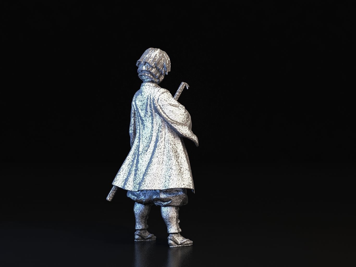 ZENITSU 3D anime figure 3D model_24