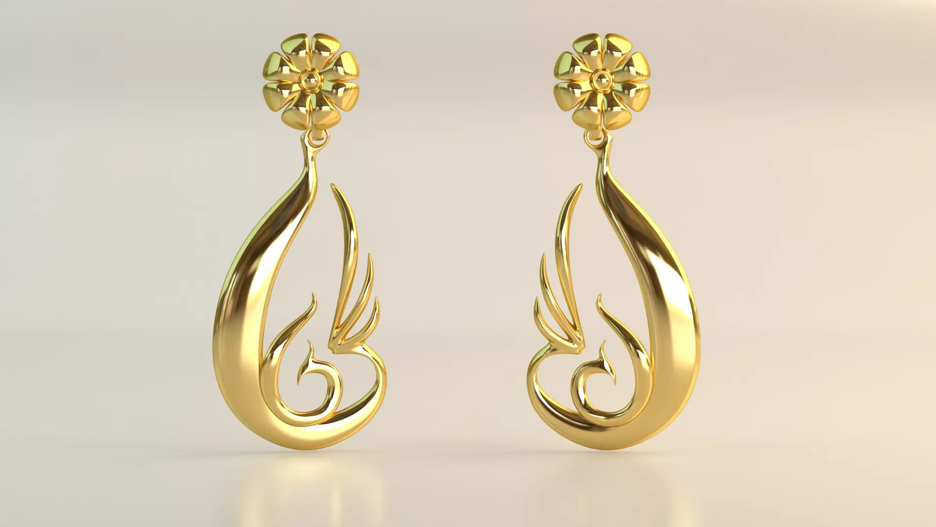Ear Rings 3D model_0
