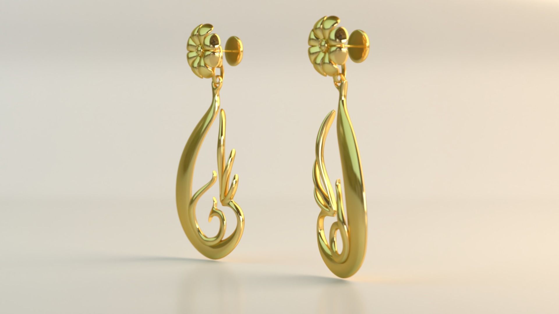 Ear Rings 3D model_3