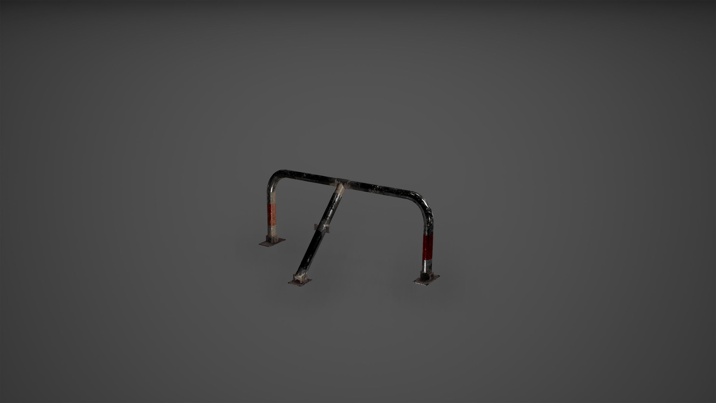 Barriers Game Ready plastic box Low-poly 3D model_8