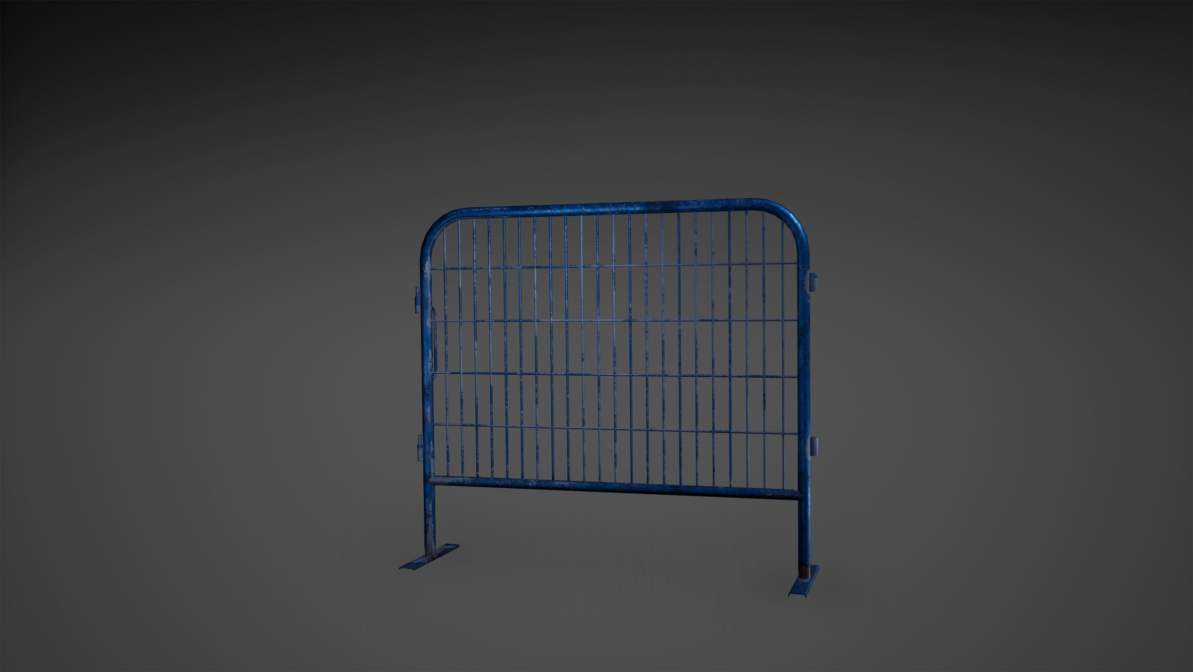Barriers Game Ready plastic box Low-poly 3D model_11