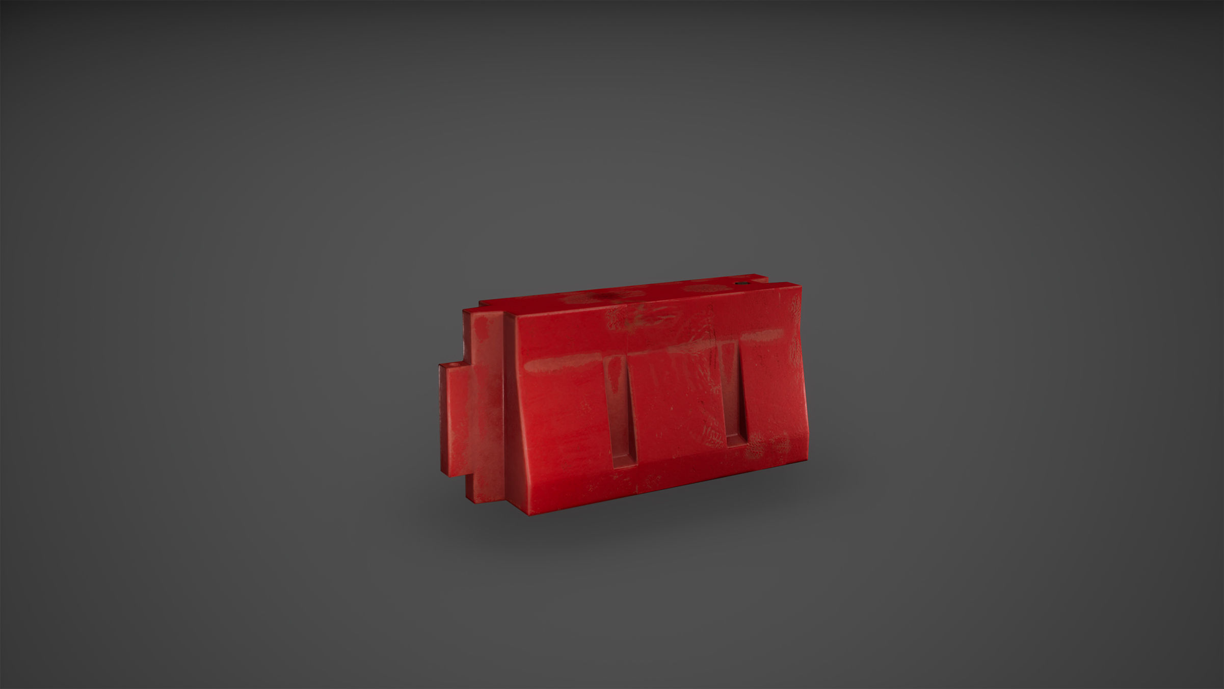 Barriers Game Ready plastic box Low-poly 3D model_3
