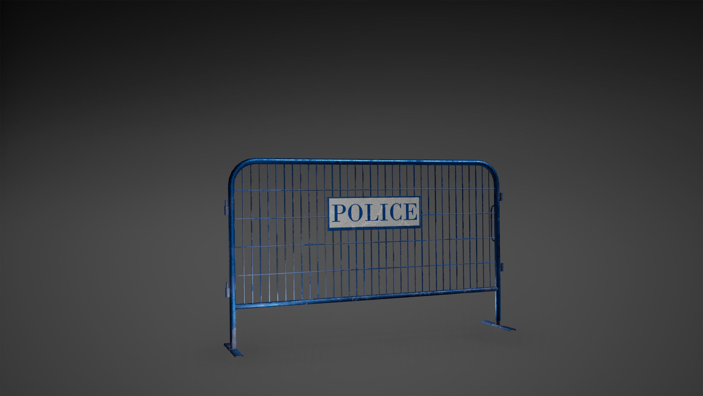 Barriers Game Ready plastic box Low-poly 3D model_2