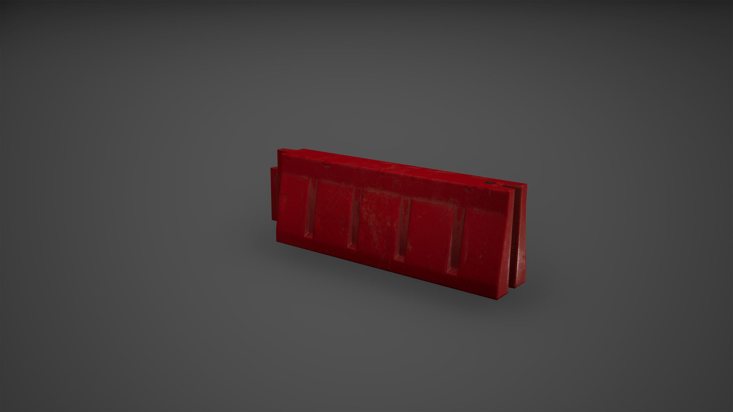 Barriers Game Ready plastic box Low-poly 3D model_9