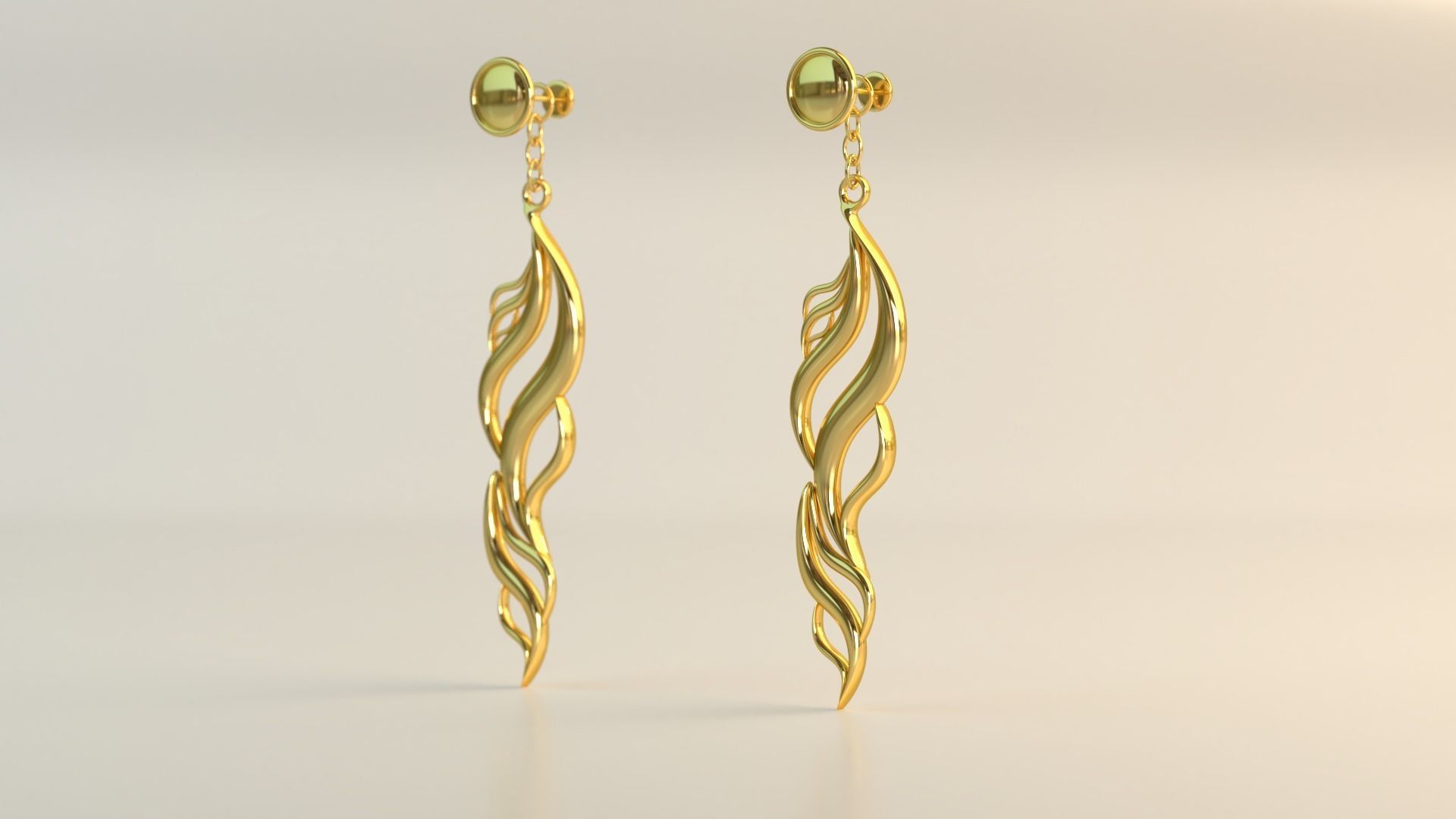 Ear Rings 3D model_3