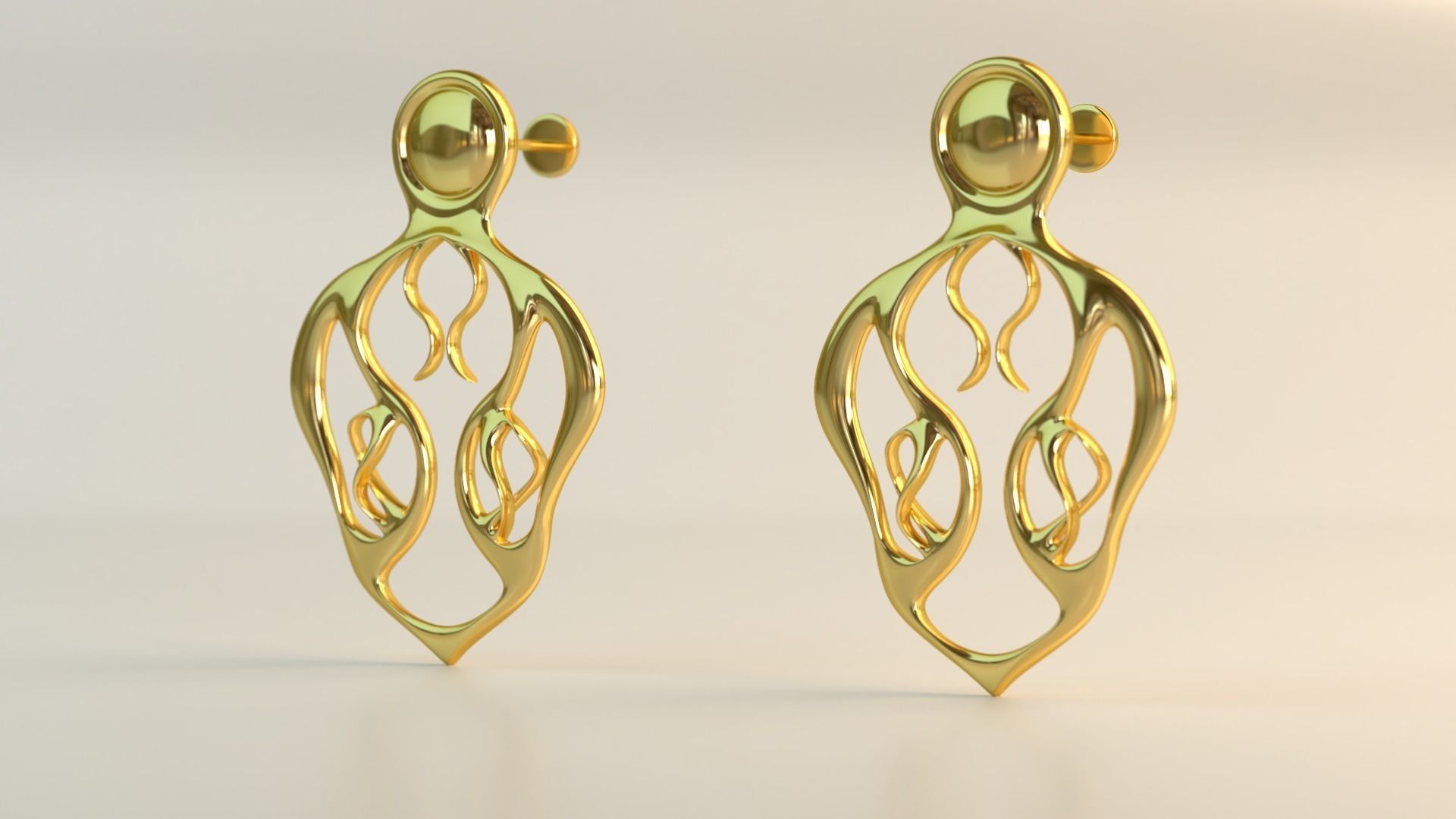 Ear Rings 3D model_3