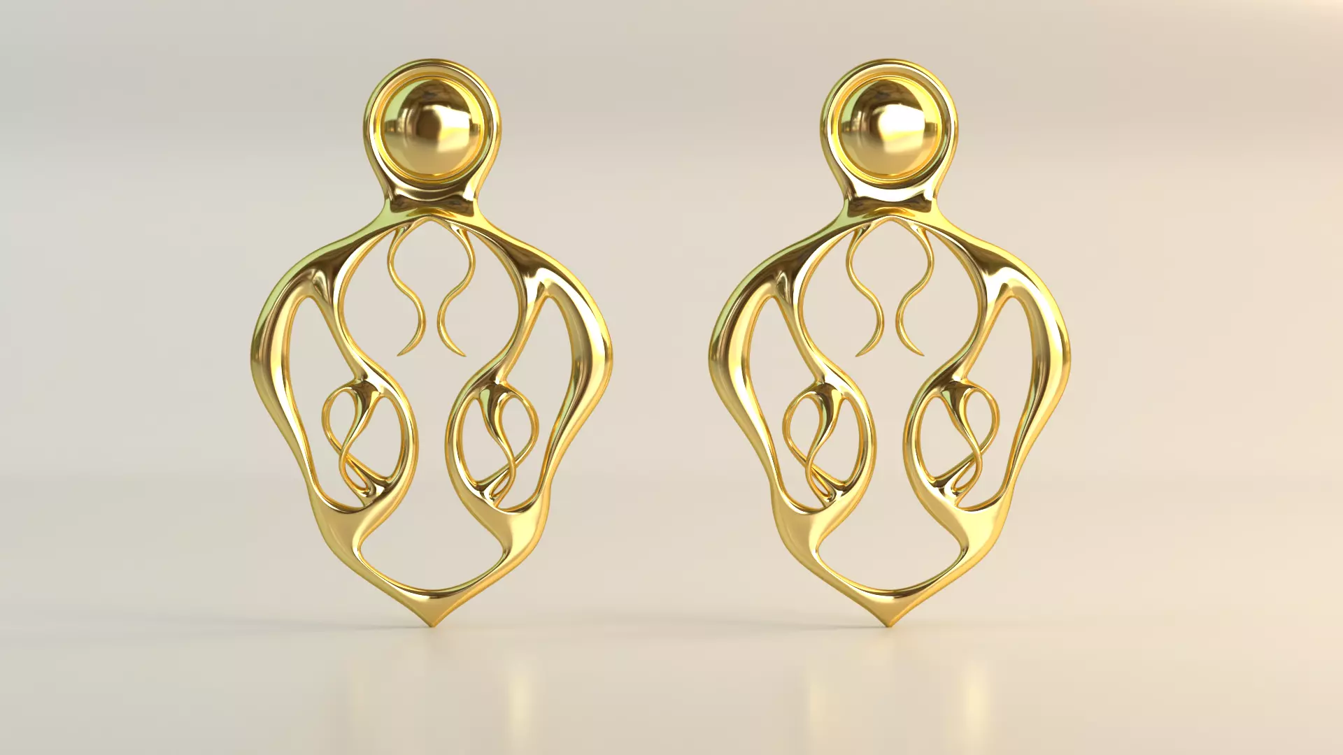Ear Rings 3D model_0